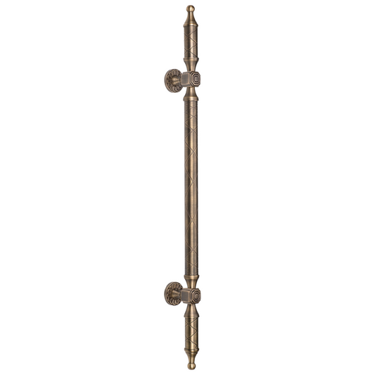 Troy Brass Main Door Pull Handle 500mm