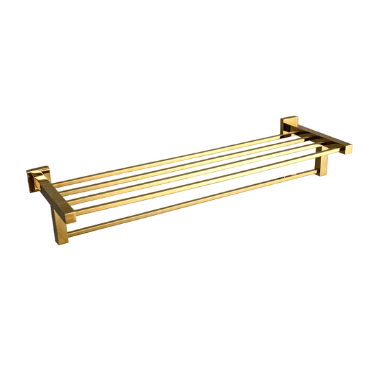 Gold towel rack