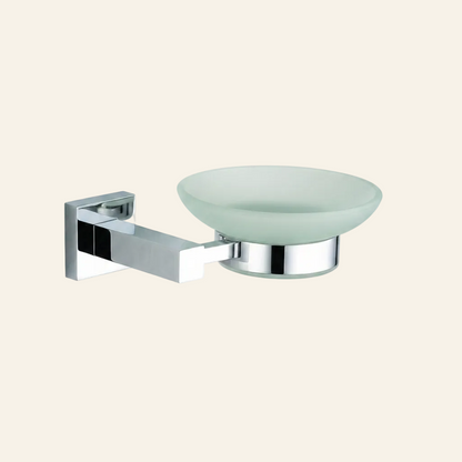 Chrome soap dish