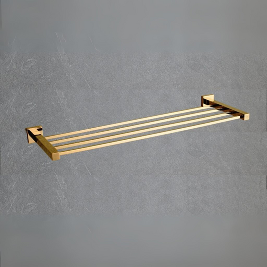 Aqua Solid Brass 24 inch Towel Rack