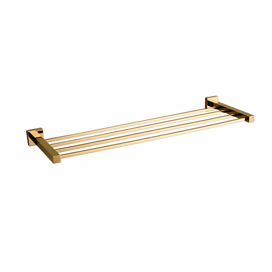 Aqua Solid Brass 24 inch Towel Rack
