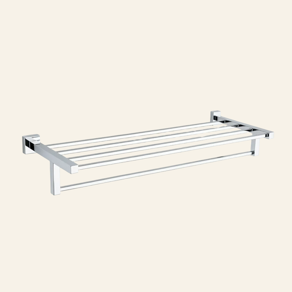 Chrome towel rack 