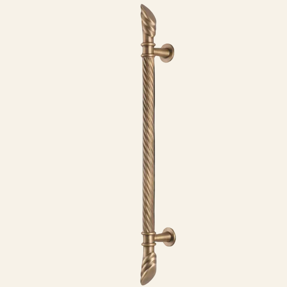 ANTIQUE BRASS PULL HANDLE MAIN DOOR