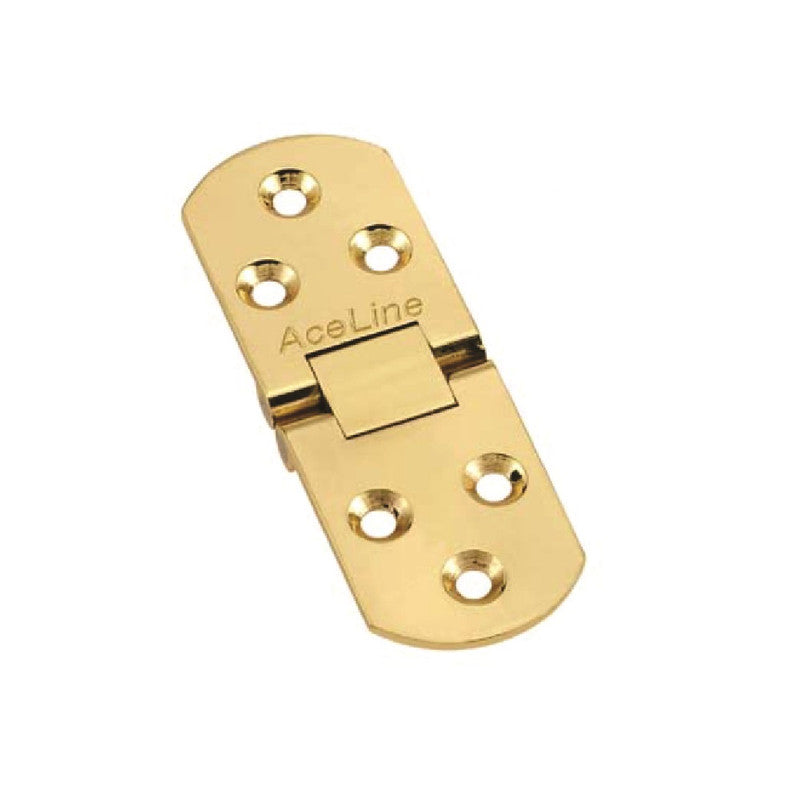 Brass Counter Hinge 30 X 35mm - Polished Brass (PBE)