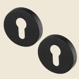 BRASS KEY PLATE BLACK