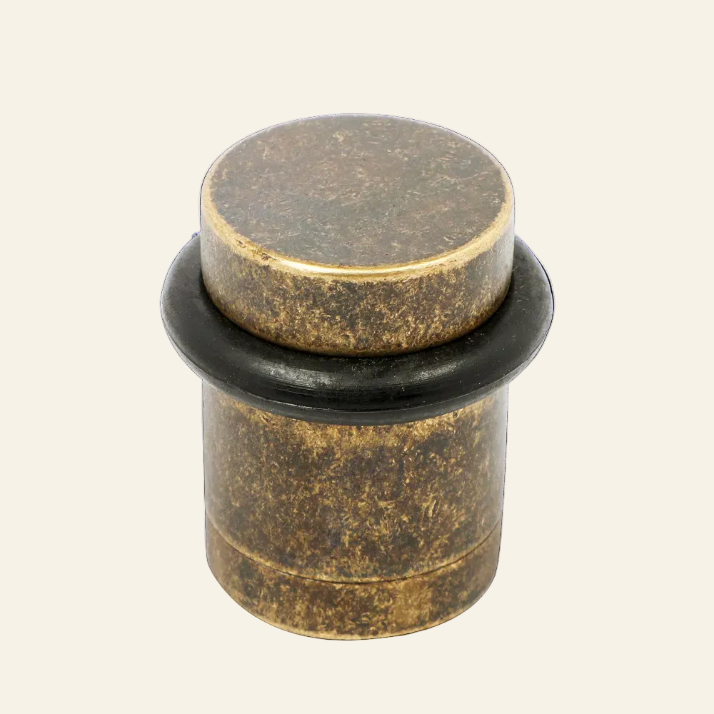 FLOOR MOUNTED BRASS DOOR STOPPER ANTIQUE
