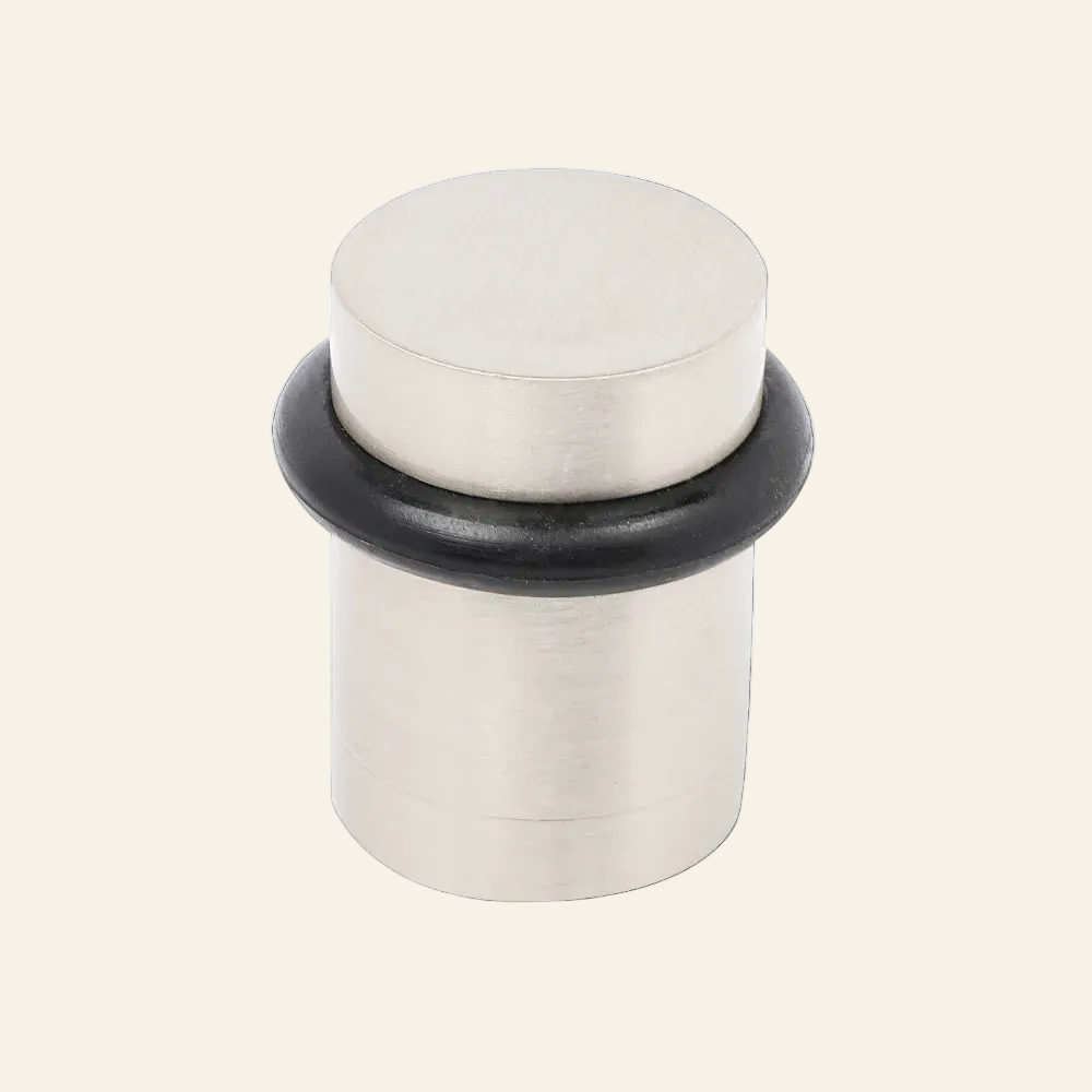 FLOOR MOUNTED BRASS DOOR STOPPER NICKEL