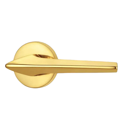 BRASS DOOR HANDLE  GOLDEN