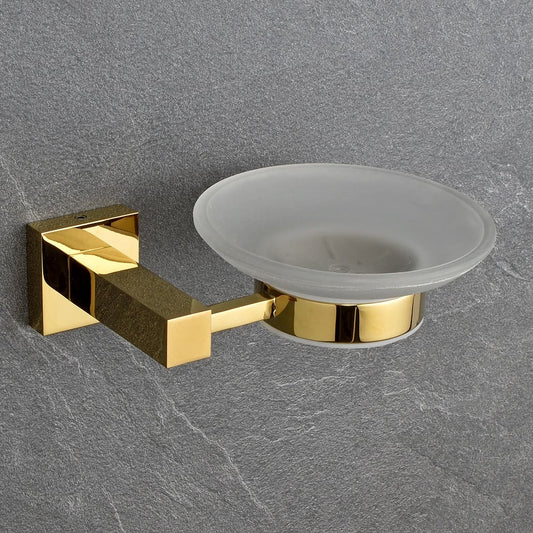 BRASS SOAP DISH GOLDEN