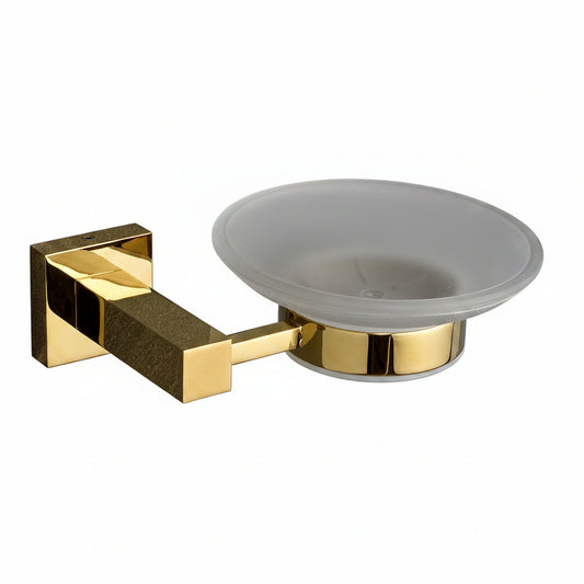 BRASS SOAP DISH GOLDEN