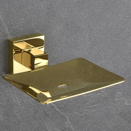 BRASS SOAP DISH GOLDEN