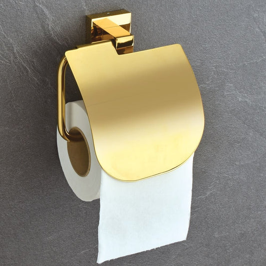 BRASS TOILET PAPER HOLDER GOLDEN