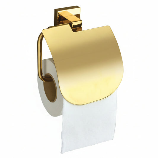 BRASS TOILET PAPER HOLDER GOLDEN