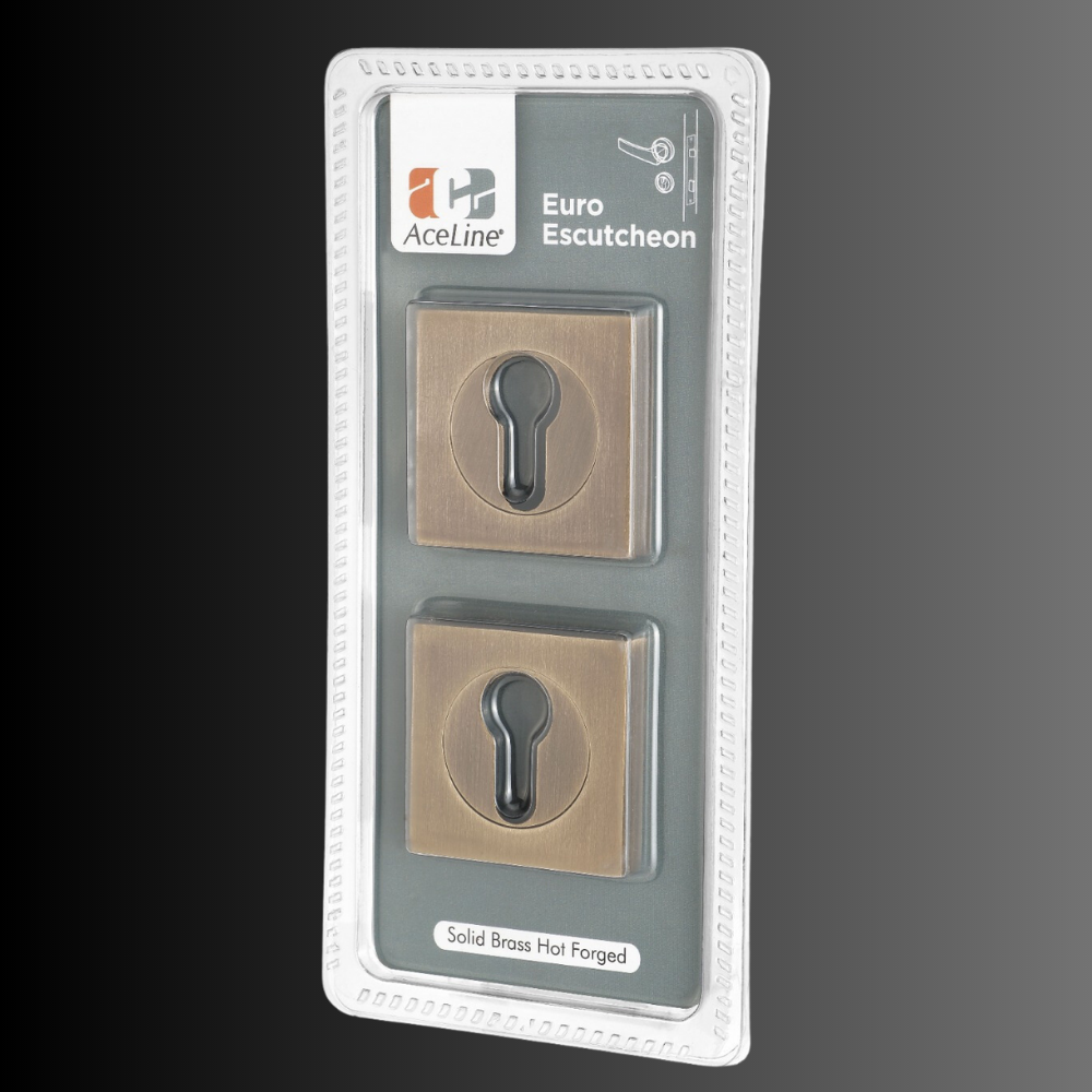 Solid Brass Squrae Key Plate (1 Pair) – Ace Hardware Pvt Ltd