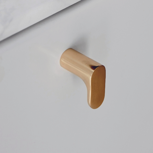 BRASS DRAWER KNOB SATIN GOLDEN