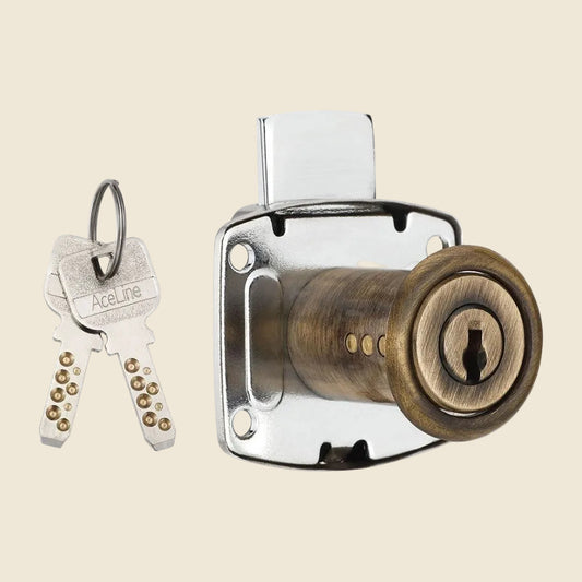 ANTIQUE DRAWER LOCK