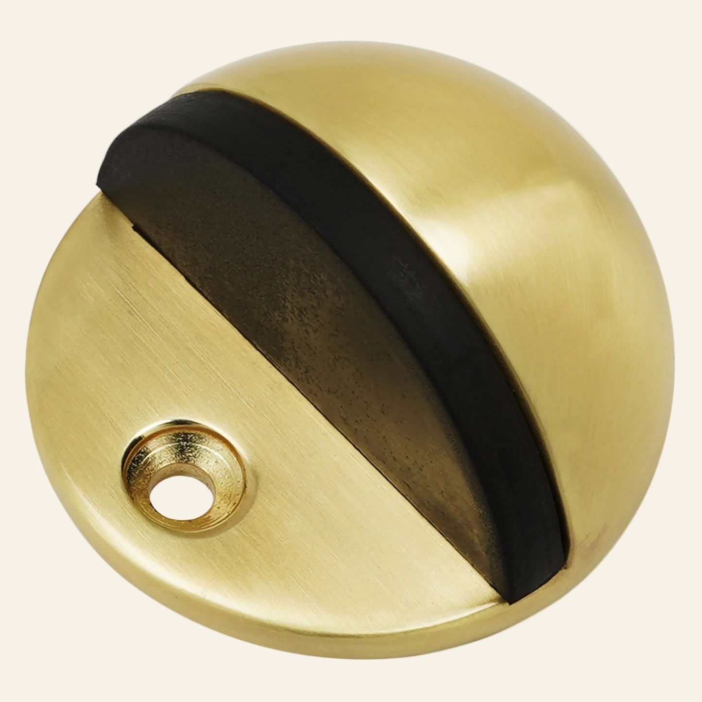 BRASS DOOR STOPPER FLOOR MOUNTED
