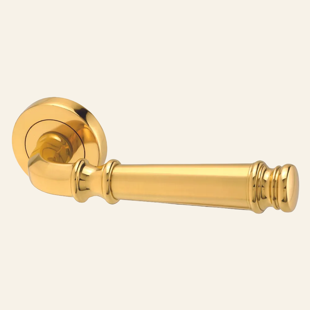 BRASS DOOR HANDLE GOLDEN