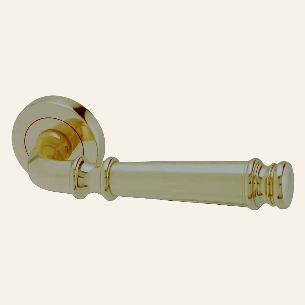 BRASS DOOR HANDLE  GOLDEN