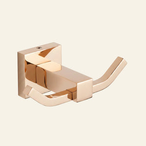 BRASS ROBE HOOK ROSE GOLD