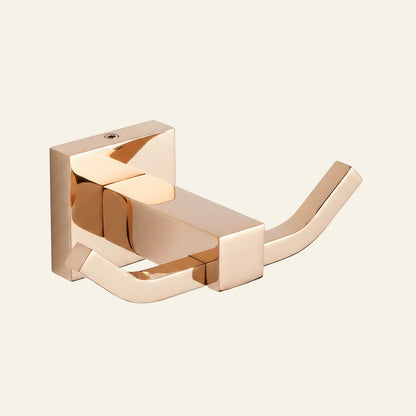 BRASS ROBE HOOK ROSE GOLD