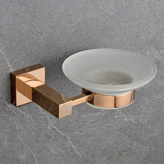 BRASS SOAP DISH ROSE GOLD