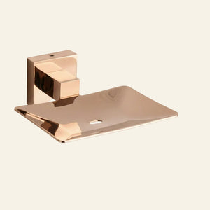 BRASS SOAP DISH ROSE GOLD