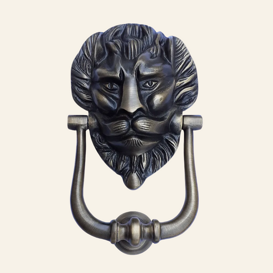 ANTIQUE BRASS DOOR KNOCKER