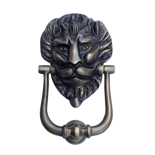 ANTIQUE BRASS DOOR KNOCKER