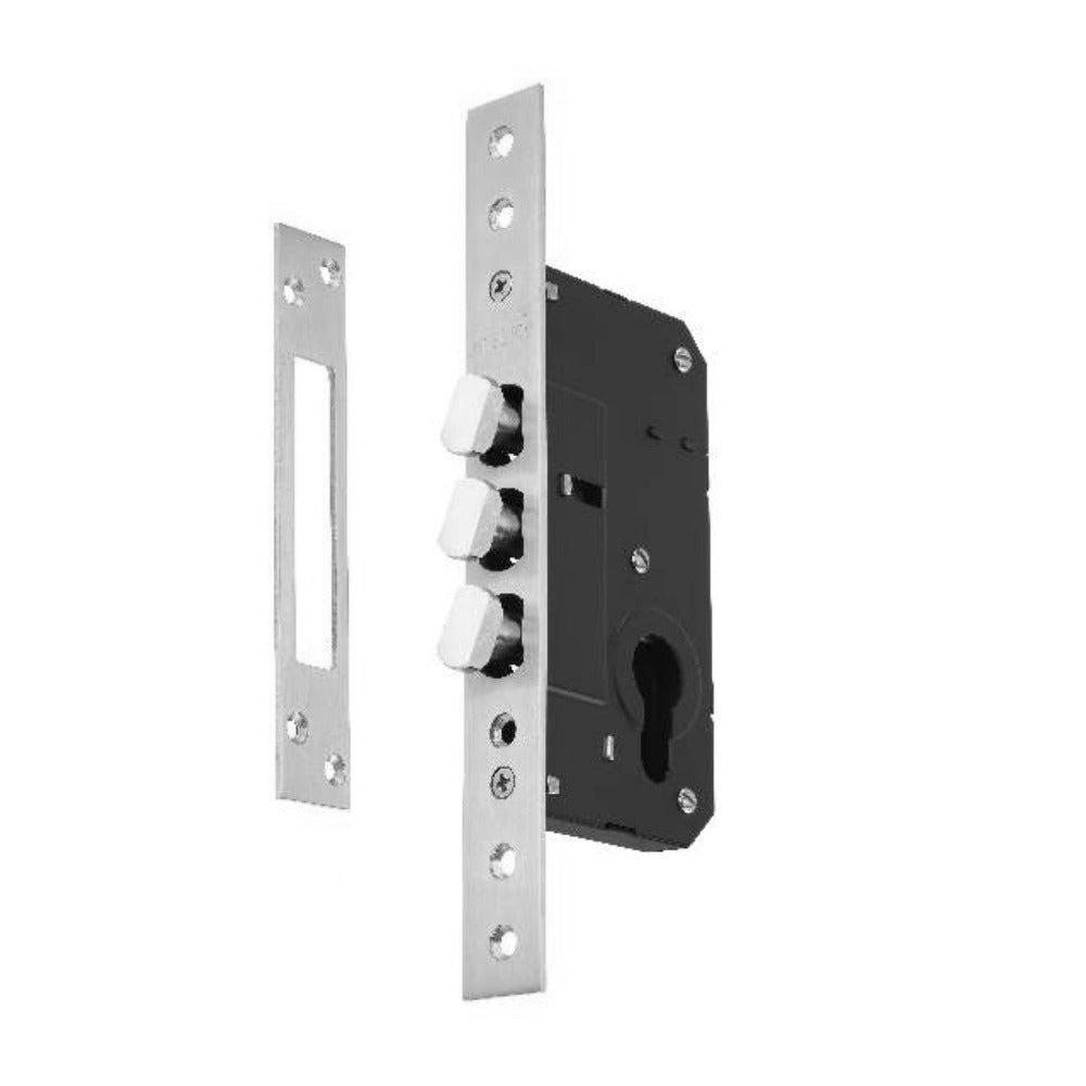 SLIDING DOOR LOCK NICKEL