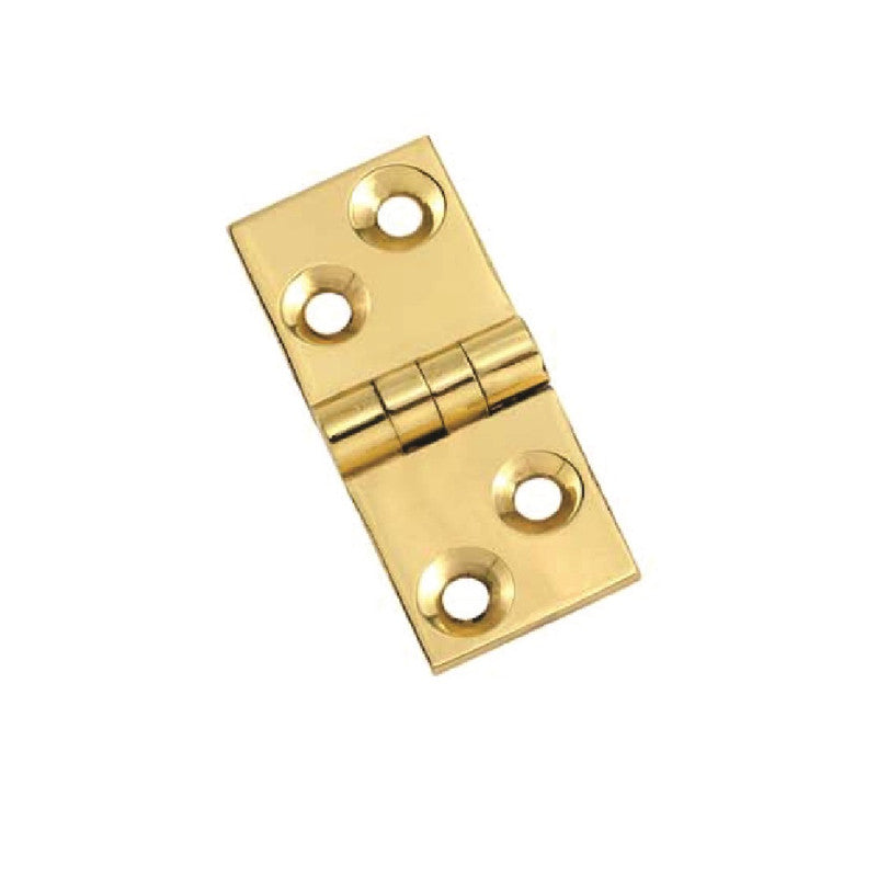 Brass Table Hinge 18 X 18 X 2mm - Polished Brass (PBE)