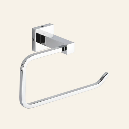 BRASS TOWEL RING CHROME