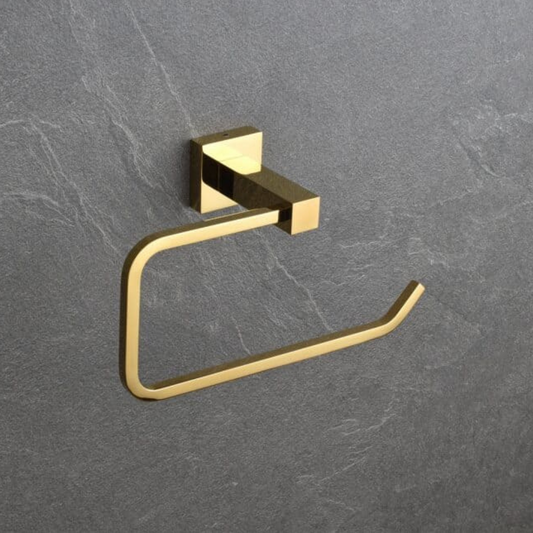 BRASS TOWEL RING GOLDEN