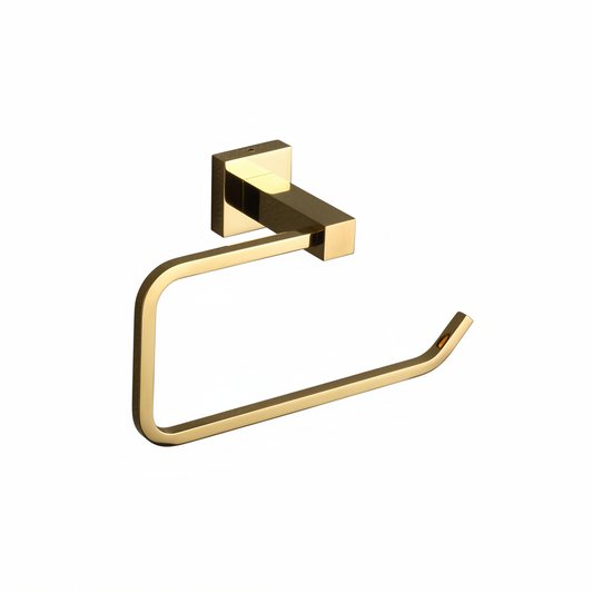 BRASS TOWEL RING GOLDEN