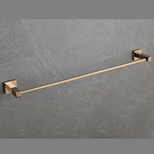 BRASS TOWEL ROD HOLDER ROSE GOLD