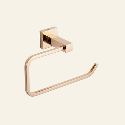 BRASS TOWEL RING ROSE GOLD