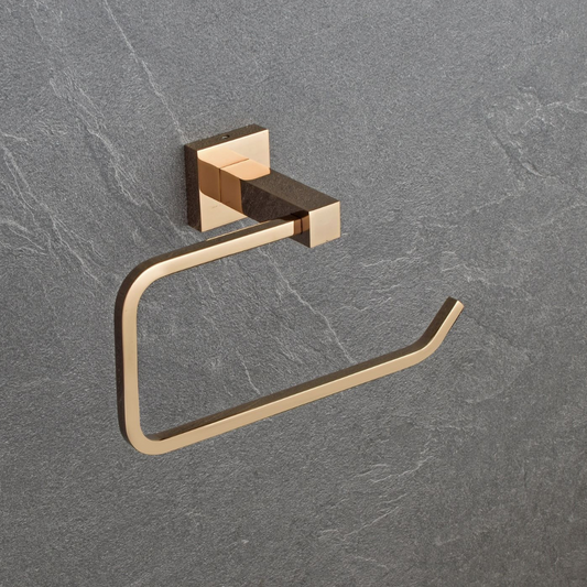 BRASS TOWEL RING ROSE GOLD