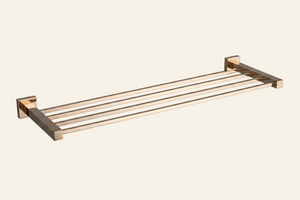 BRASS TOWEL ROD HOLDER RACK ROSE GOLD