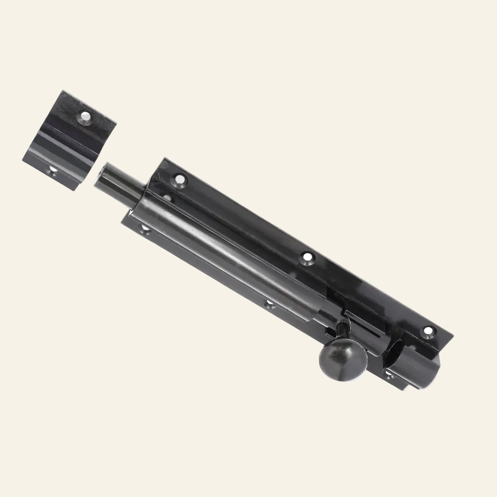 BRASS TOWER BOLT BLACK
